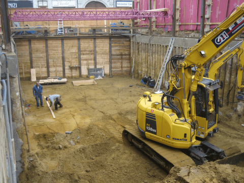 Tangenspalen Uitvoering